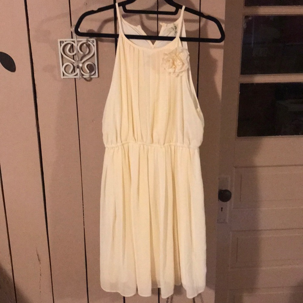 Women’s cream dress